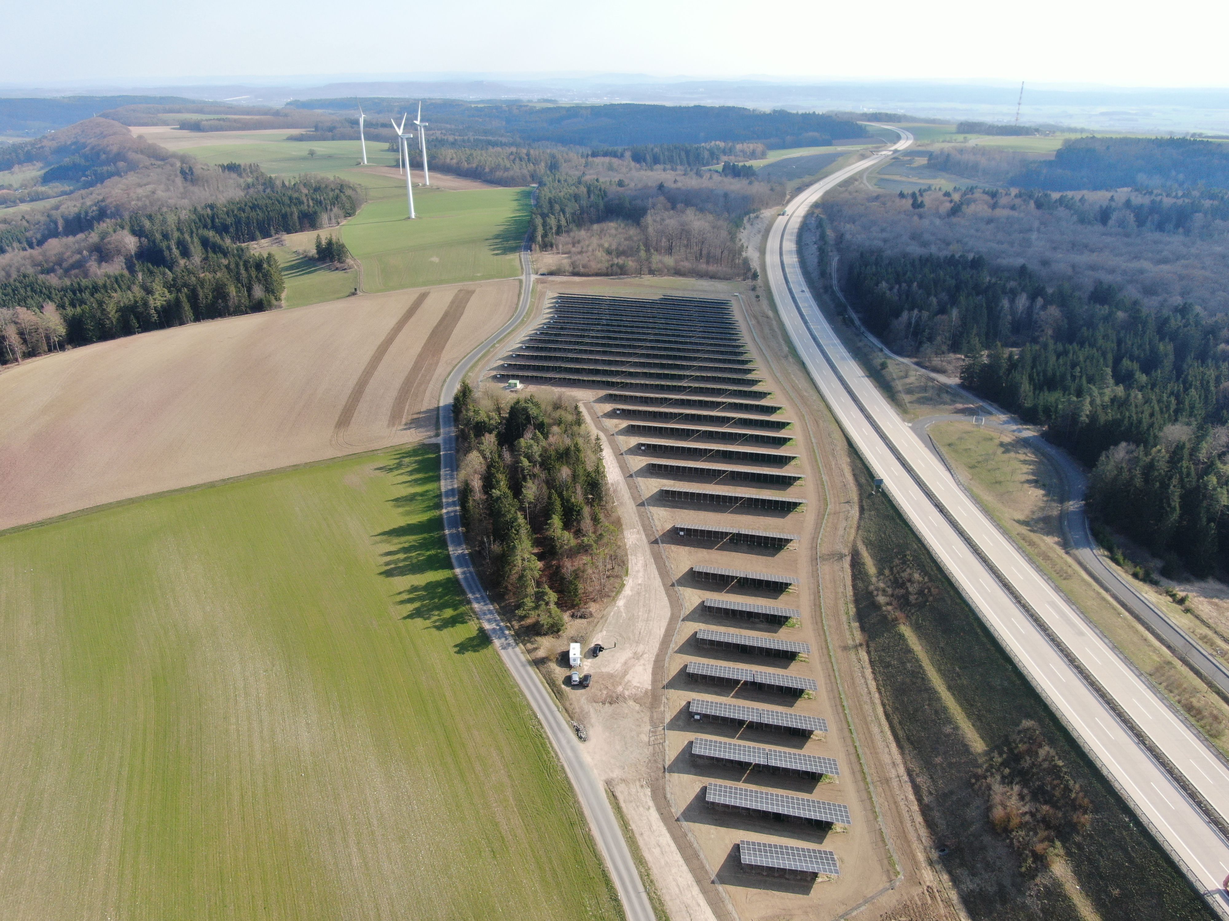 Photovoltaik-Freiflächenanlage Rottenbach, Deutschland – 12,4 MWp EPC-Solarprojekt